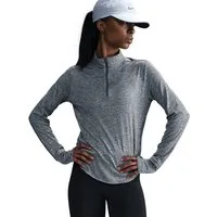 Nike Lauftop W NK SWIFT DF UV HZ TOP hochschließender Kragen, mit Reißverschluss, atmungsaktives Material