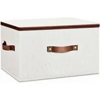 Diwzbyn Aufbewahrungsbox Faltbare Aufbewahrungsbox mit Deckel, aufbewahrungskoffer mit Reißverschluss
