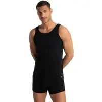 Bruno Banani T-Shirt FINE RIB mit Rundhalsausschnitt, Cotton-Mix, elastisch