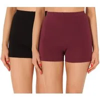 Merry Style Leggings Damen Shorts Radlerhose Unterhose kurze Hose Boxer 2Pack MS10-358 (2-tlg) aus Baumwolle