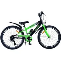 Volare Kinderfahrrad 24 Zoll Kinder Fahrrad Kinderfahrrad Rad Bike 7 Gang Sportivo Gr 24116, 7 Gang Shimano, Kettenschaltung, Seitenständer, Schutzbleche, Trinkflasche, Klingel