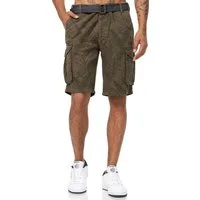 Tazzio Cargoshorts A201 Cargo Shorts inkl. abnehmbarem Gürtel
