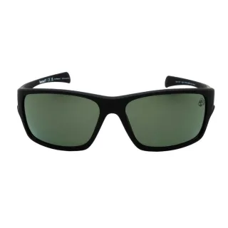 Timberland - Polarisiert-Sonnenbrille für Herren, Matt (Schwarz/Grün)