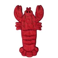Sass & Belle Badematte Lobster, Höhe 10 mm, weich, getuftet, Polyester, Hummer, ca. 85 x 51 cm