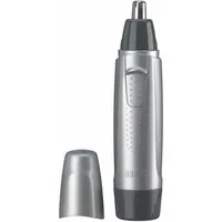 Braun Nasen- und Ohrhaartrimmer EN20, Doppelklingen, SkinGentle Technologie, AAA Batterie Enthalten, Grau