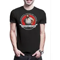 Urban Backwoods Print-Shirt Fighter's Club Bud I Herren T-Shirt Buddy Mücke Bomber Fist Fight (1-tlg) Spencer Krokodil Nilpferd Spaghetti