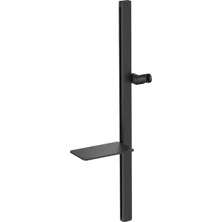 Duravit Brausestange mit Ablage UV0600015046 Schwarz Matt, 800mm