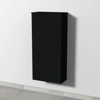 Sanipa 3way Mittelschrank mit 1 Tür, Schwarz-Matt, SF17008 SF17008