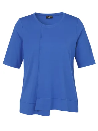 VIA APPIA DUE - T-Shirt Rundhals 1/2 Arm taubenblau - Gr. - 46