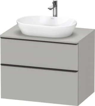 Duravit D-Neo Konsolenwaschtischunterbau wandhängend Betongrau Matt 800x550x664 mm - DE49670BD070000 DE49670BD070000