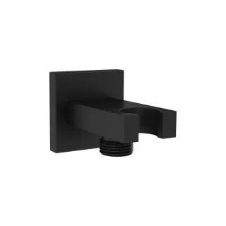 VitrA Universal Square Wandanschlussbogen mit Abgang G 1/2" und integrierter Schwarz Matt,A4523336 A4523336