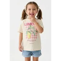 KIDS ONLY T-Shirt KOGCARINA LIFE SS LOOSE PRINTED TOP JRS mit sommerlichem Frontdruck