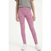 Name It Leggings NKFDAVINA AOP SWE LEGGING BRU NOOS mit Stretch, regular fit, angeraute Innenseite