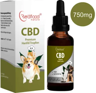 2,5 % CBD ÖL für Tiere 30ml