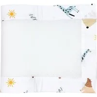 TupTam Bettnestchen TupTam Gitterstäbe Schutz Netz Babybett Nestchen 3D Mesh 2 Pack