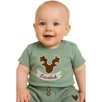 P.Eisenherz Trachtenkleid Trachtenshirt Baby/Kind - GEWEIH - hellblau, salbei
