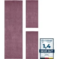 Andiamo Bettumrandung Arezzo, Höhe 16 mm, (1-tlg), Uni Farben, weicher Flor, waschbar, ideal im Wohnzimmer & Schlafzimmer