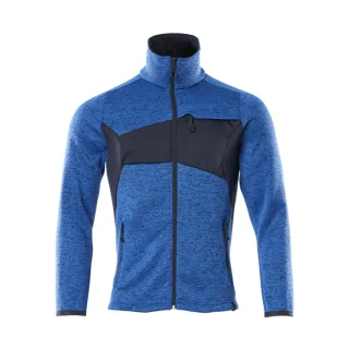 MASCOT Herren Strickpullover mit Reißverschluss ACCELERATE Azurblau / Schwarzblau 3XL - 18105-951-91010-3XL