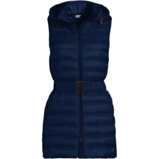 Daunenweste WANDERWEIGHT Verstaubar Ultraleicht mit Gürtel für Damen in Plus-Größe, Damen, size: plus, Beige, Nylon, by Lands' End