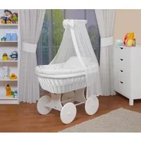 Waldin Stubenwagen Waldin Baby Stubenwagen-Set mit Ausstattung,XXL