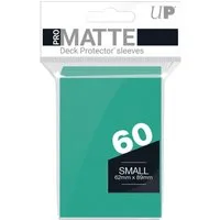 UltraPRO Sammelkarte 60 Small Card Protector Sleeves : Pro-Matte - Aqua