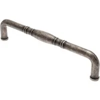livingpoint24 Möbelgriff Möbelgriff BA 160mm Küchengriff Altsilber Vintage Schrankgrif Landhaus (1-St., 20), Vintage