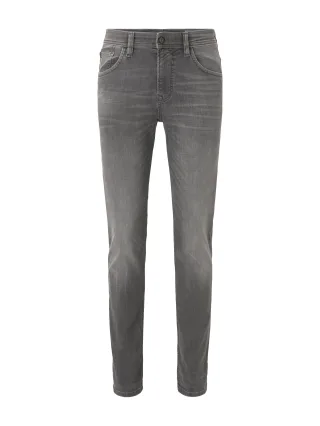 Denim Tom Tailor - Aedan Straight Stretch-Jeans used mid stone grey denim - Gr. - 36/34
