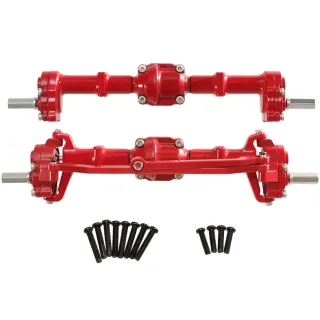 Upgraded Metal Parts Front Rear Door Bridge Axle for MNRC MN82 LC79 MN78 D90 D91 D96 99S 1/12 RC Cars Vehicles Models Sp