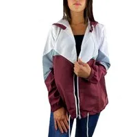 Worldclassca Windbreaker Worldclassca Damen Windbreaker Festival Jacke 90s Blouson Regen Kapuzenjacke Sport Hoodie Übergangsjacke Wasserabweisend XS-XL