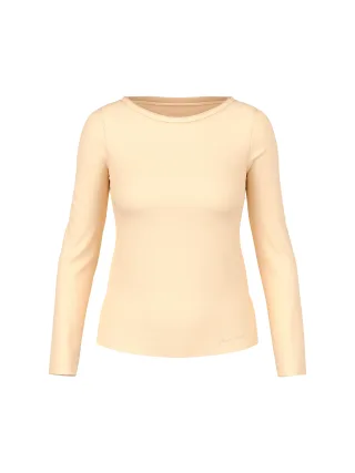 Marc Cain Collections - Shirt mit Seiden-Rundhals - Gr. - 38