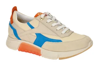 Paul Green Damen Sneaker 5335-005 beige ivory/biscuit Echtleder Wechselfu?bet...