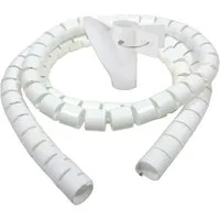 Bambelaa! Kabelkanal Kabelschlauch Kabelkanal Kürzbar Kabelorgansiation 30mm x 3,0m Weiß