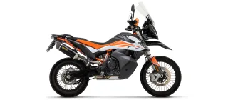 Sport Auspuff Arrow Race-Tech Aluminium BLACK +Carbonendkappe KTM 790 Adventure /R Bj.2019-2020 +ABE