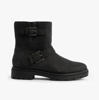 Toms Ionie Moto Damen Stiefeletten Schwarz