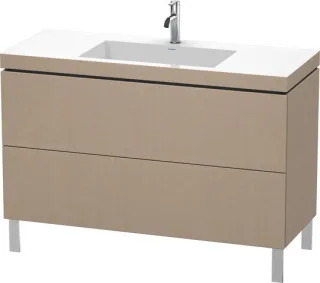 Duravit L-Cube c-bonded Set bodenstehend Leinen Matt 1200x480x698 mm - LC6939O7575 LC6939O7575