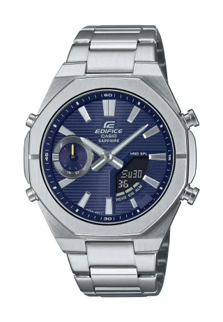 Casio Edifice Silber Herren Armbanduhr ECB-S10D-2AEF
