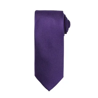 Premier Mens Micro Waffle Formal Work Krawatte (Lila)