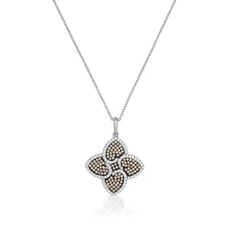 Orphelia Damen-Kette aus 925er Sterlingsilber mit Anhänger – Silber ZH-4837