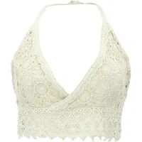 Guru-Shop T-Shirt Goa Top, Psytrance Neckholder Bra Top mit.. Festival, Ethno Style, alternative Bekleidung