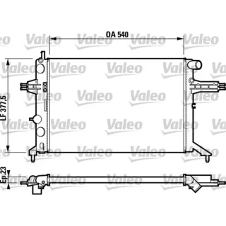 Valeo Motork?hler Jeep Cherokee Opel Astra G Zafira A