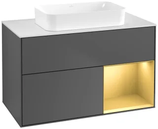 Villeroy & Boch Waschtischunterschrank Finion G66 1000x603x501mm Wandbel WT mit., G661HFGK G661HFGK