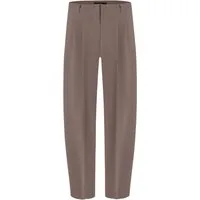 Cambio Stoffhose braun,Casual,Polyester,Unifarben,Regular Fit,Mittel