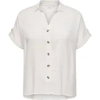 ONLY CARMAKOMA Kurzarmbluse CARYASMIN SHIRT S/S WVN NOOS