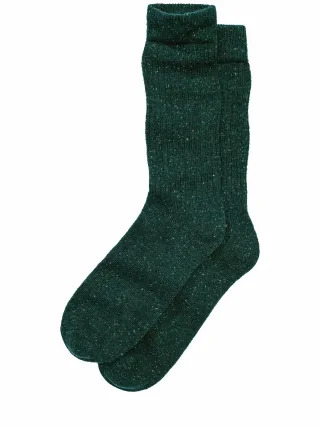Mey & Edlich Herren Tweedspur-Stricksocke Braun 45 % Wolle, 40 % Polyamid, 15 % Seide