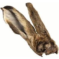 Schecker Wildhasenohren mit Fell – naturbelassener Kausnack für Hunde, Snack für: Hunde, ohne Zusatzstoffe