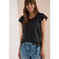 CECIL V-Shirt mit Cut-Out Detail