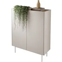 Compleo Kommode auf hohen Beinen ZOTI, Ohne Griffe, Modern design, zweitürig