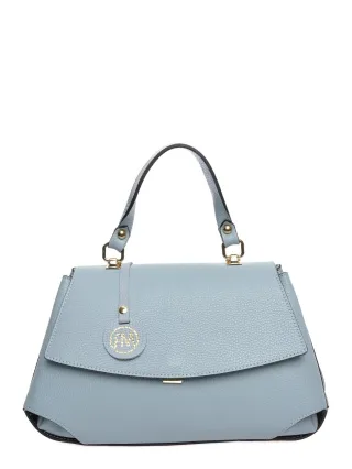 Roberta M Türkis Rindsledertasche