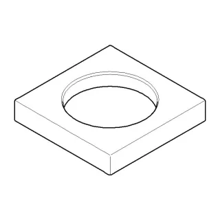 Dornbracht Rosette für Körper MARO 2 092779005-00 chrom