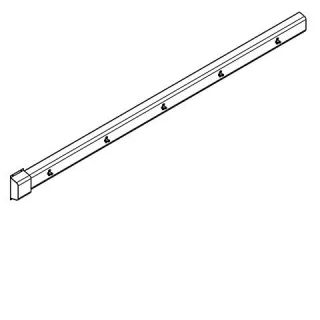 KWC Aquarotter Armatureneinheit, Edst., W.-Mont., 5 Waschplätze, 3040 mm, Wasser hi. li, 2030072609 2030072609